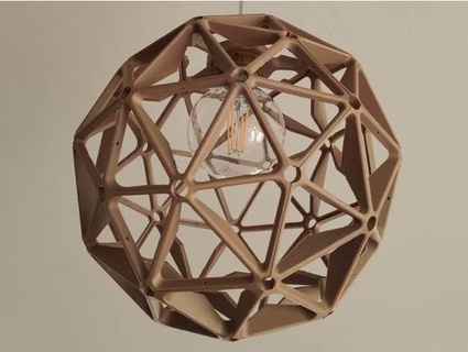 geodetic lamp rebelhot 3d print model - Mito3D