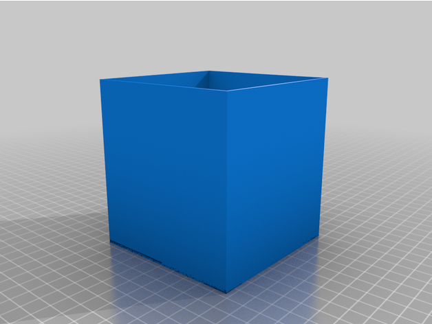einfach Box Pflanzer teedo757 3D print model - Mito3D