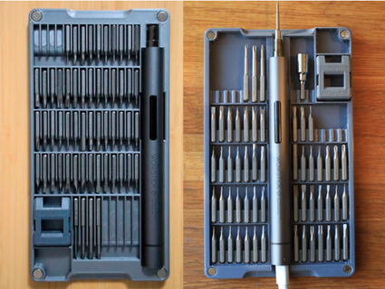 wowstick case magnetic bit holders fully parametric neoyarus 3d print model - Mito3D