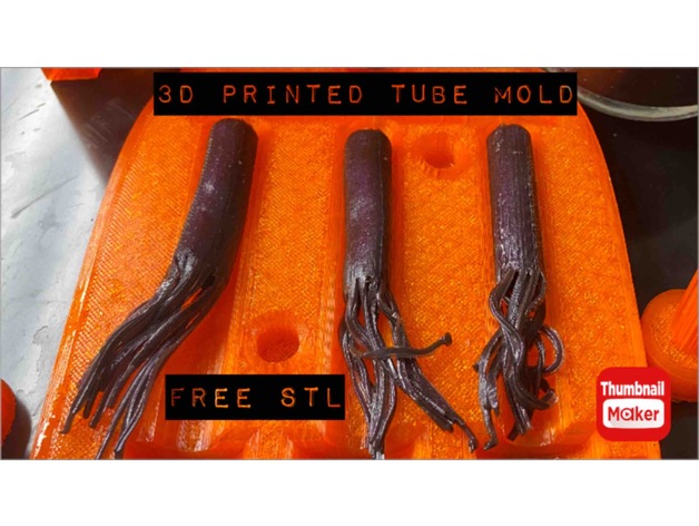 pescar tubo molde mano elaborado pesca caña 3D print model - Mito3D