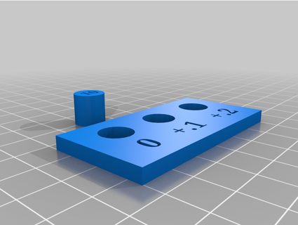 hole calibration makers patthemaker 3d print model - Mito3D