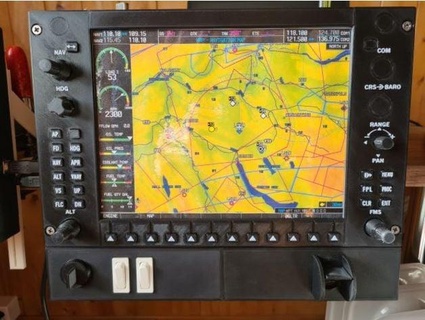vuelo simulador da40 panel piloto piloto vuelo fabricante 3d print model - Mito3D