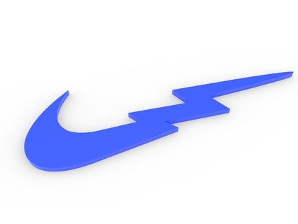 Nike swoosh Douane Aurore Annapolis 3d print model - Mito3D