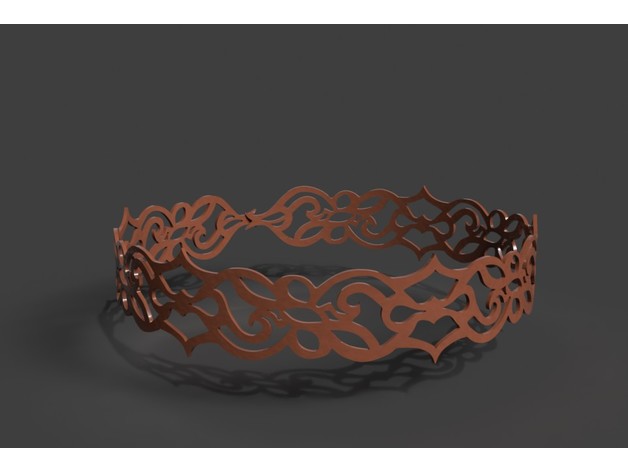 tribal choker noraghio3 3D print model - Mito3D