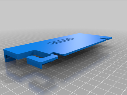 nintendo switch dock back cover kirbygum 3d print model - Mito3D
