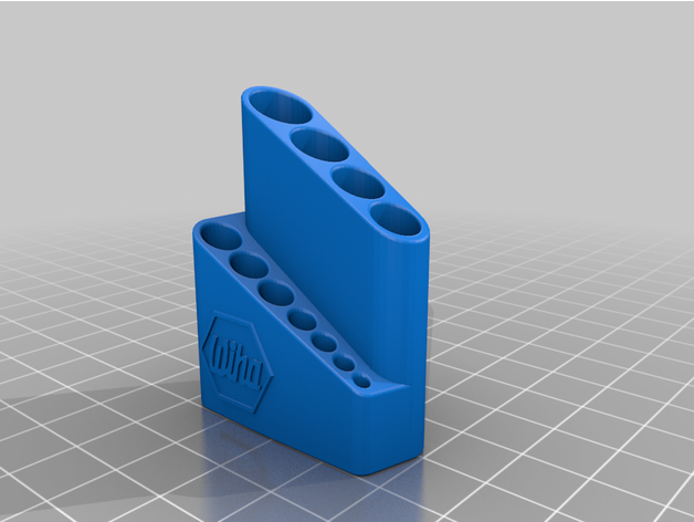 metric hex wrench set holder drabisko 3D print model - Mito3D