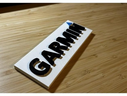 garmin sign fishberg 3d print model - Mito3D