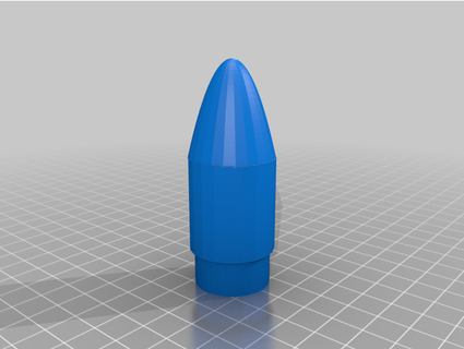 mms foguete nariz cone benjaminders 3d print model - Mito3D