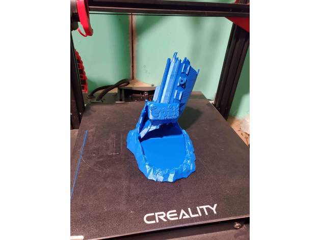 pequeno épico piratas dados torre dragão casado 3D print model - Mito3D