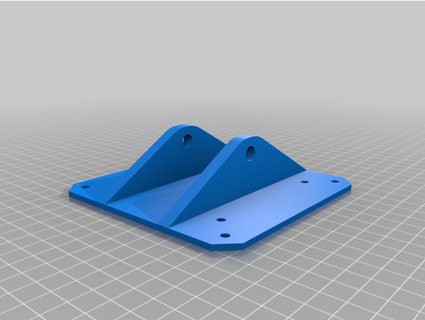 vesa mounting plate strengthened masonh 3d print model - Mito3D