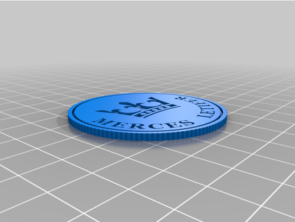 hitman coin two-sided rartorata 3d print model - Mito3D