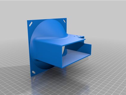 amd radeon instinct mi8 fan adapter birbad 3d print model - Mito3D