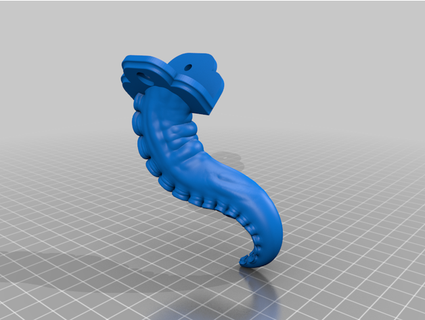 tentacle hook corner watermelonwolverine 3d print model - Mito3D