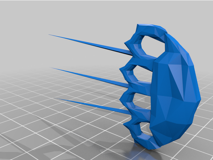 claws - griffe poing americain askme 3d print model - Mito3D