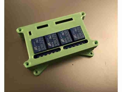 4ch relay case alberttova 3d print model - Mito3D