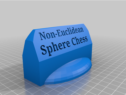 non-euclidean chess - sphere tilter yablonsky 3d print model - Mito3D