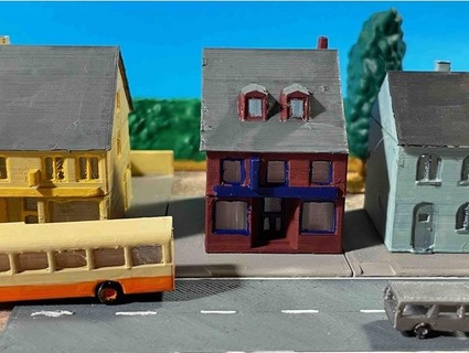 village house 3 - shop z-scale bonnerbiber 3d print model - Mito3D