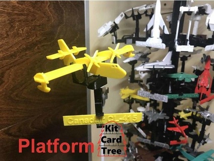 kit card tree platform canadair cl-415 serdan21 alwaystinkering 3d print model - Mito3D