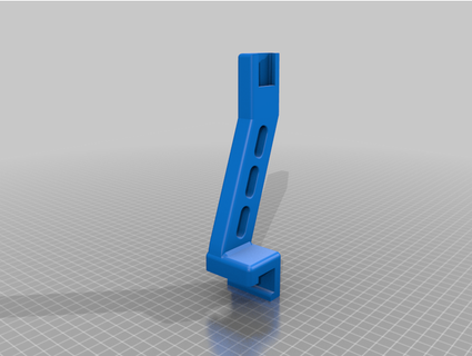 ender 3 direto dirigir filamento carretel suporte gotas fogo 3d print model - Mito3D