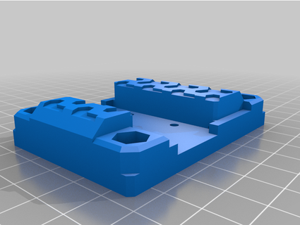lineal carril cama montar tronxy xy2 Pro ohmygiob 3d print model - Mito3D