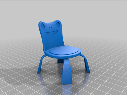 froggy chair resin printable dropdeadblinko 3d print model - Mito3D