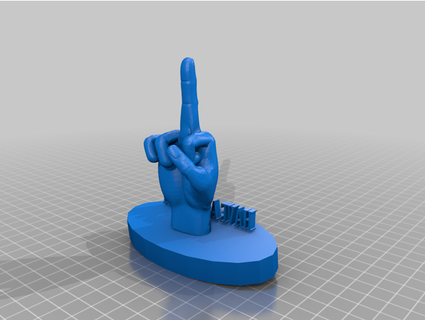 Mitte Finger Stand lucas curry1 3d print model - Mito3D