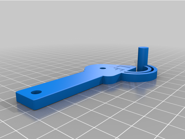 ender 3v2 letto livello serrature maniglia negozio 3D print model - Mito3D