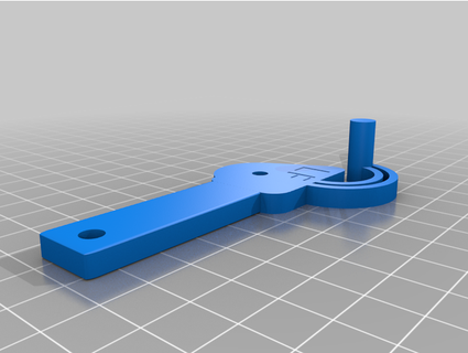 ender 3v2 bed level locks w handle poedba 3d print model - Mito3D