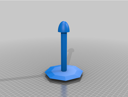 basic helmet stand supports lucas curry1 3d print model - Mito3D