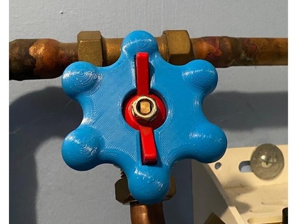 valve knob poign e de robinet jarounet 3d print model - Mito3D