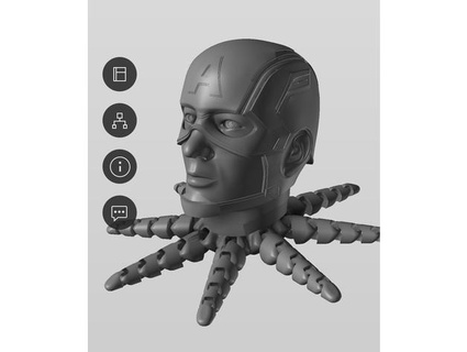 Cap 39 n octo tj112358 3d print model - Mito3D