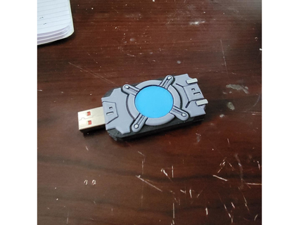 aureola cortana chip USB casualmente flácido 3d print model - Mito3D