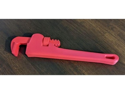 pipe wrench collisto 3d print model - Mito3D