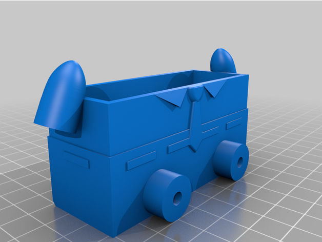 sünger bob Kulp destek vücut delikler tarım 3D print model - Mito3D