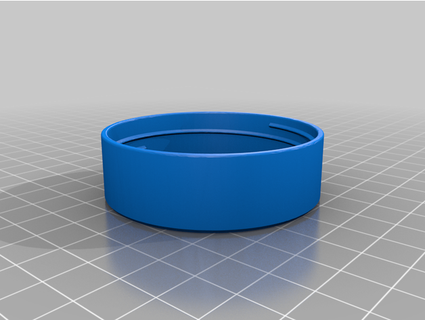 dog bowl gravity feed replacement lid jmccarty1974 3d print model - Mito3D