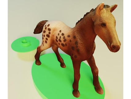 cavalo tonie 3d figura tonies rfid estrela 3d print model - Mito3D