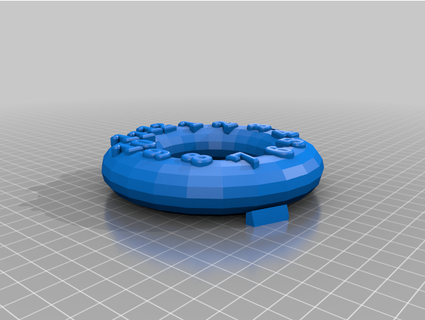 anel 2 brinquedo torre números drusin1 3d print model - Mito3D