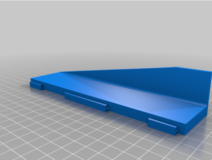 scalextric - piano exterior con barrera para curva interior r1 elcatur87 3d print model - Mito3D