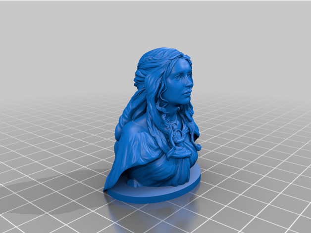 Daenerys Targaryen cdribin 3D print model - Mito3D