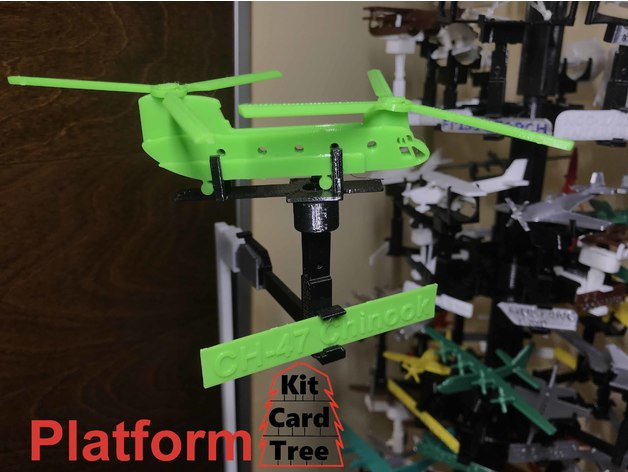 kit card tree platform ch-47 chinook serdan21 alwaystinkering 3D print model - Mito3D