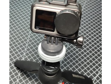 dji osmo action gopro adapter iw4cdk 3d print model - Mito3D