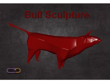 taureau sculpture 3dwp 3d print model - Mito3D