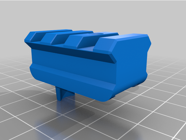pardini picatinny rail magazine mantisx mounting fidolinux 3D print model - Mito3D