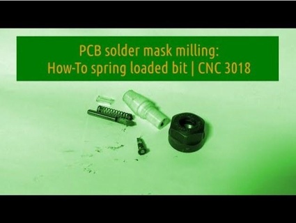 cnc3018 spring-loaded bit solder mask diy x 3d print model - Mito3D