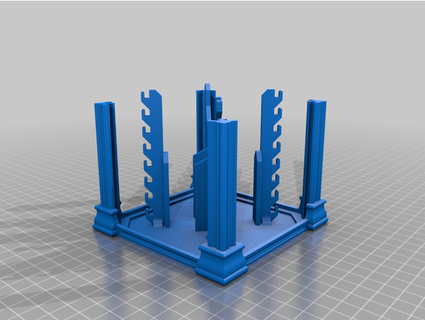 lithophane box - base hooks one piece kashady123 3d print model - Mito3D