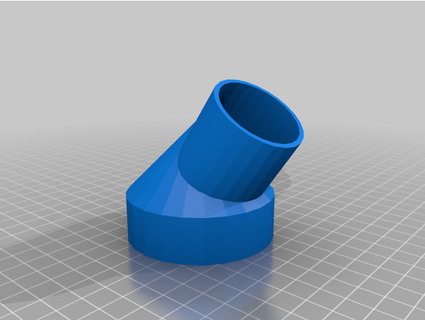 yet another vacuum adapter 63mm 36mm cvester 3d print model - Mito3D