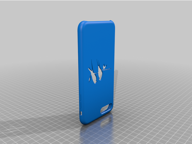 iphone 7 case birds odesch 3D print model - Mito3D