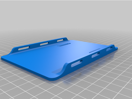 scx6 rear battery tray accessory power tcrain13 3d print model - Mito3D