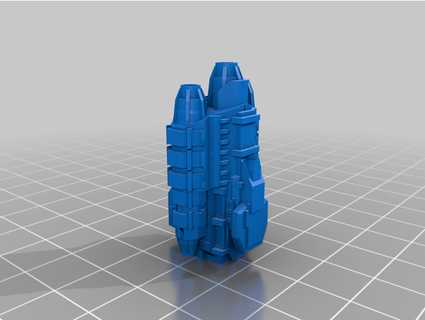 sci fi kargo gemi minyatür hayırsever 3d print model - Mito3D