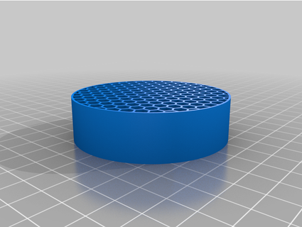 honeycomb anti-reflective 64mm outer diameter optical sight krop3d 3d print model - Mito3D